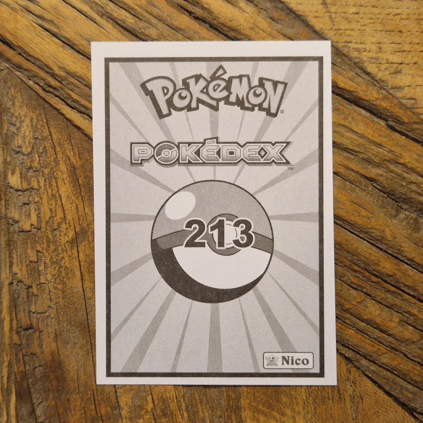 Shuckle Nico Sticker — photo 2