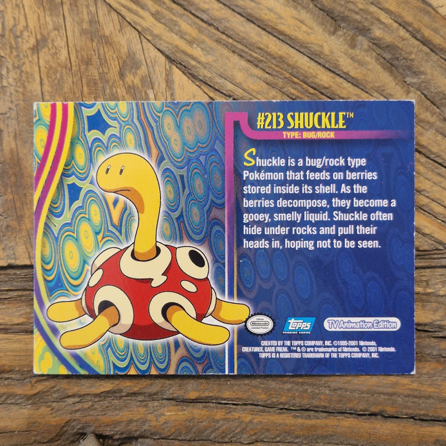Shuckle Topps #48 - Foil — photo 2